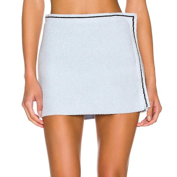 Jacquemus La Jupe Sorbetto Mini Skirt In Blue - Picture 3 of 5